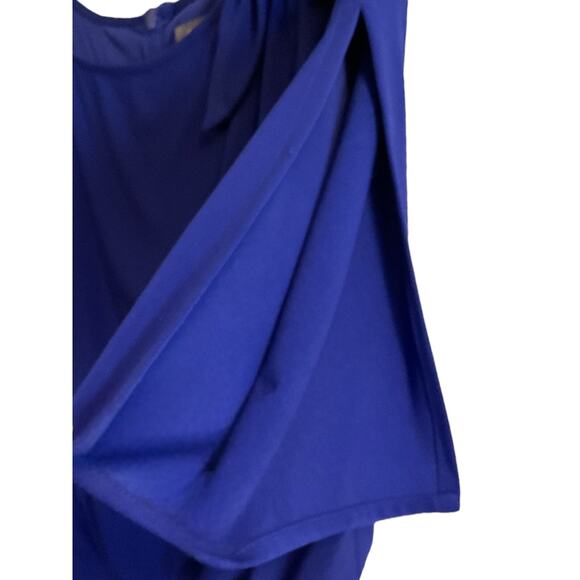 Vince Camuto Jumpsuit Women's Size 0 Blouson Blue Wide Leg Stretch Pockets - Picture 8 of 14